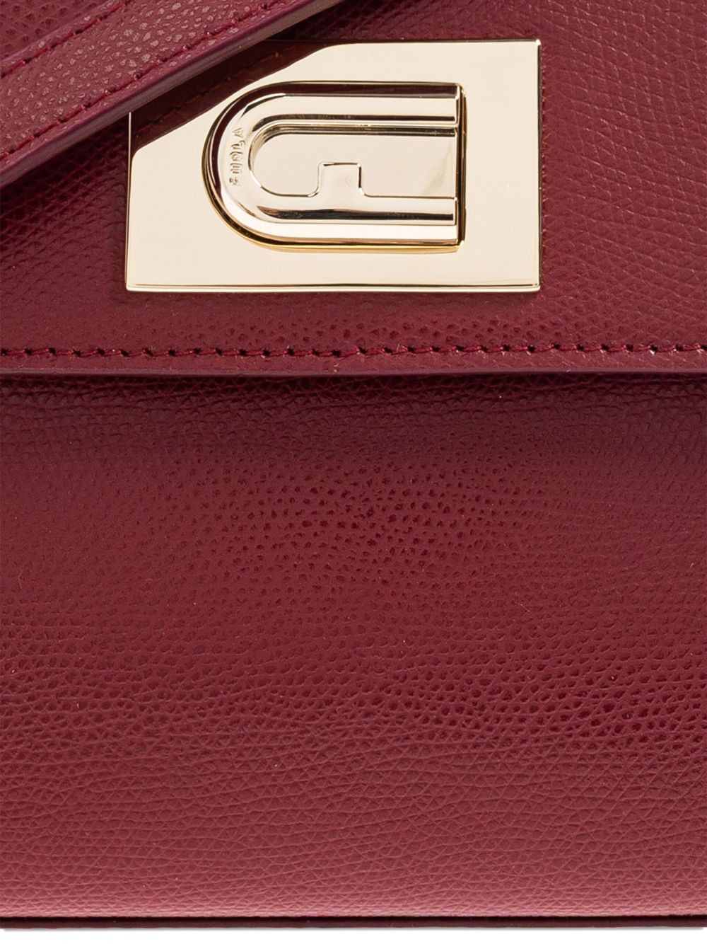 mini 1927 leather tote bag - 4