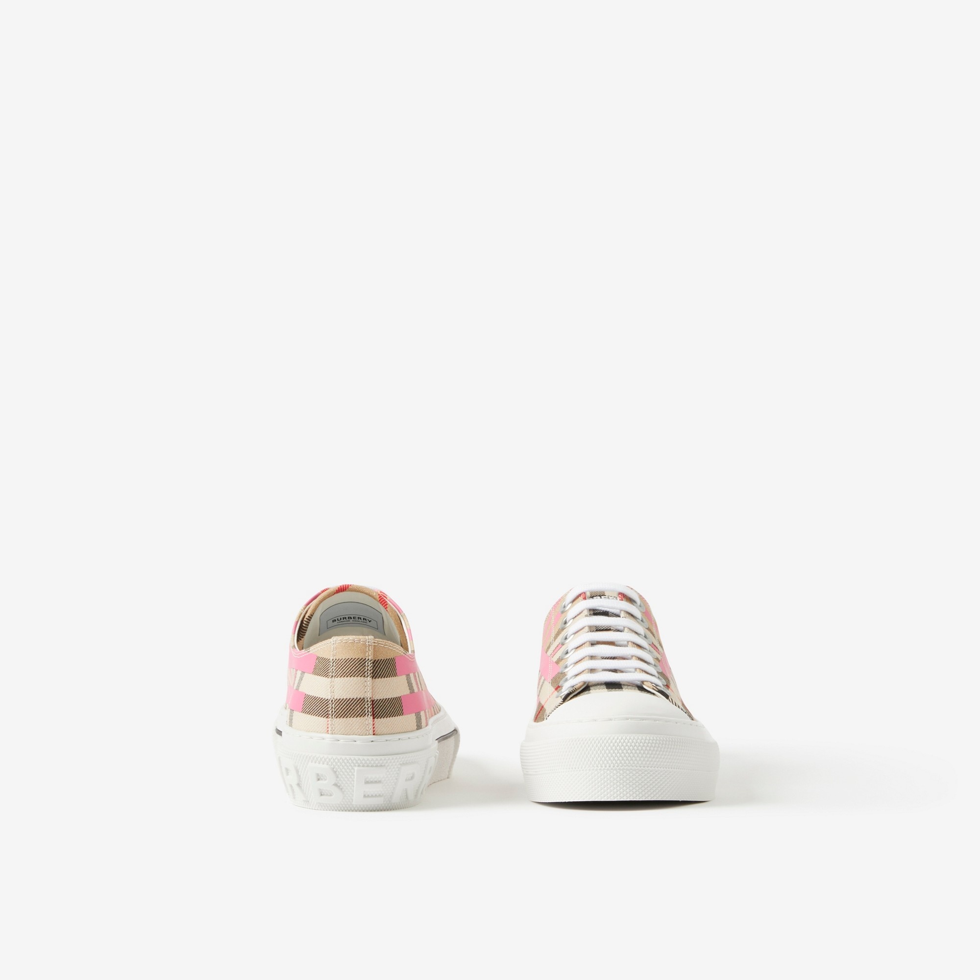 Check Cotton Sneakers - 4