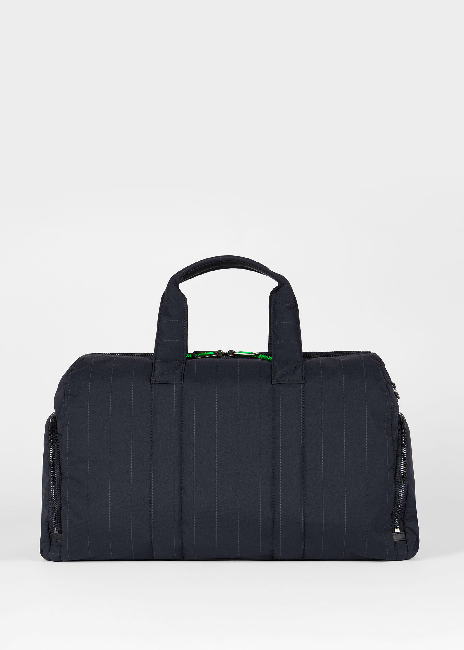 Navy Nylon Pinstripe Day Holdall - 3
