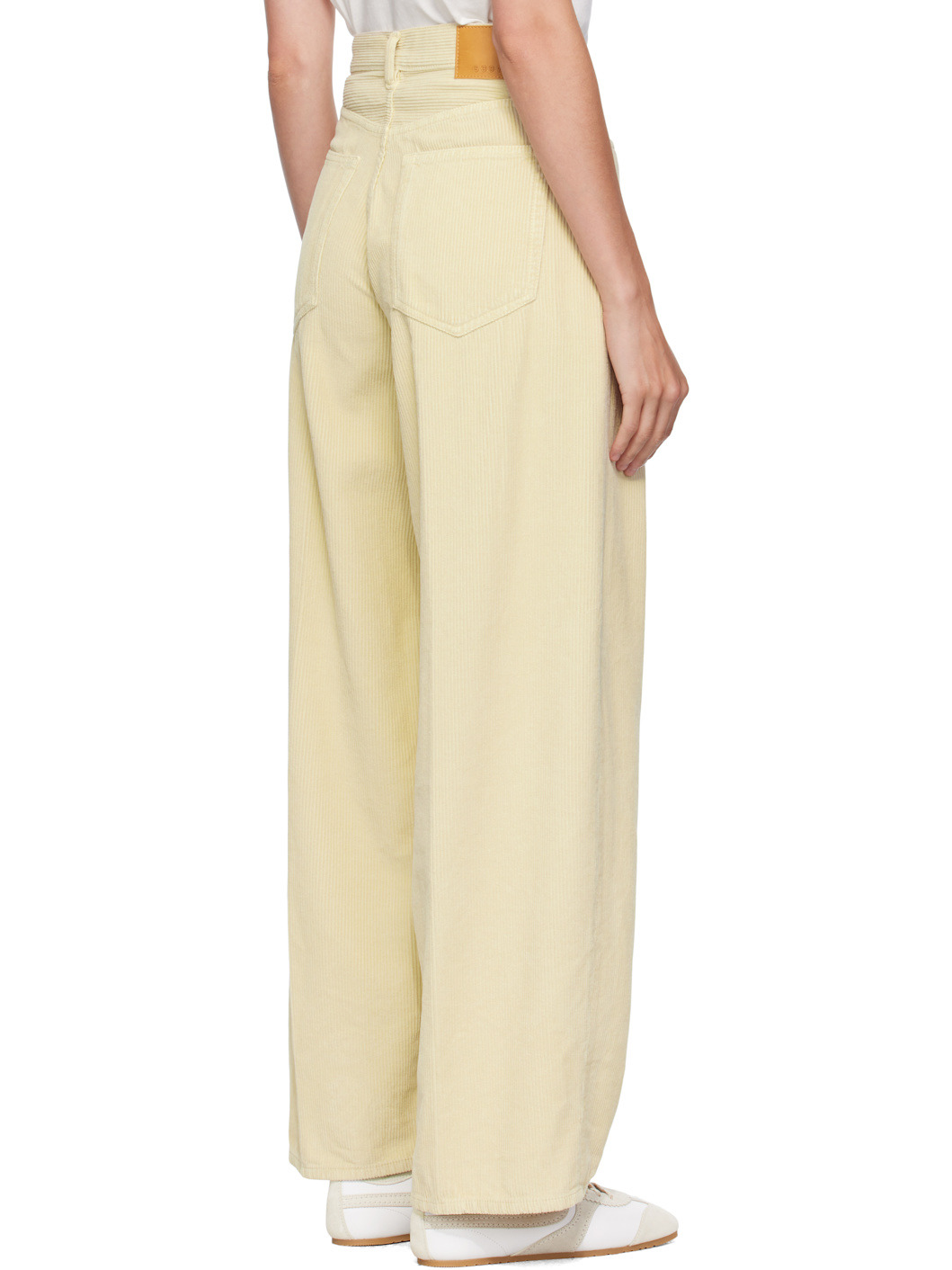 Beige Loose Roomy Trousers - 3