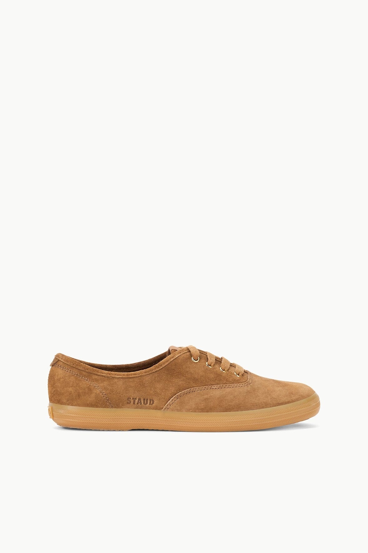 STAUD x KEDS CHAMPION SUEDE TAN - 1