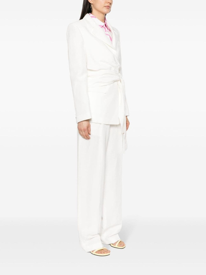 bow-detail blazer 3