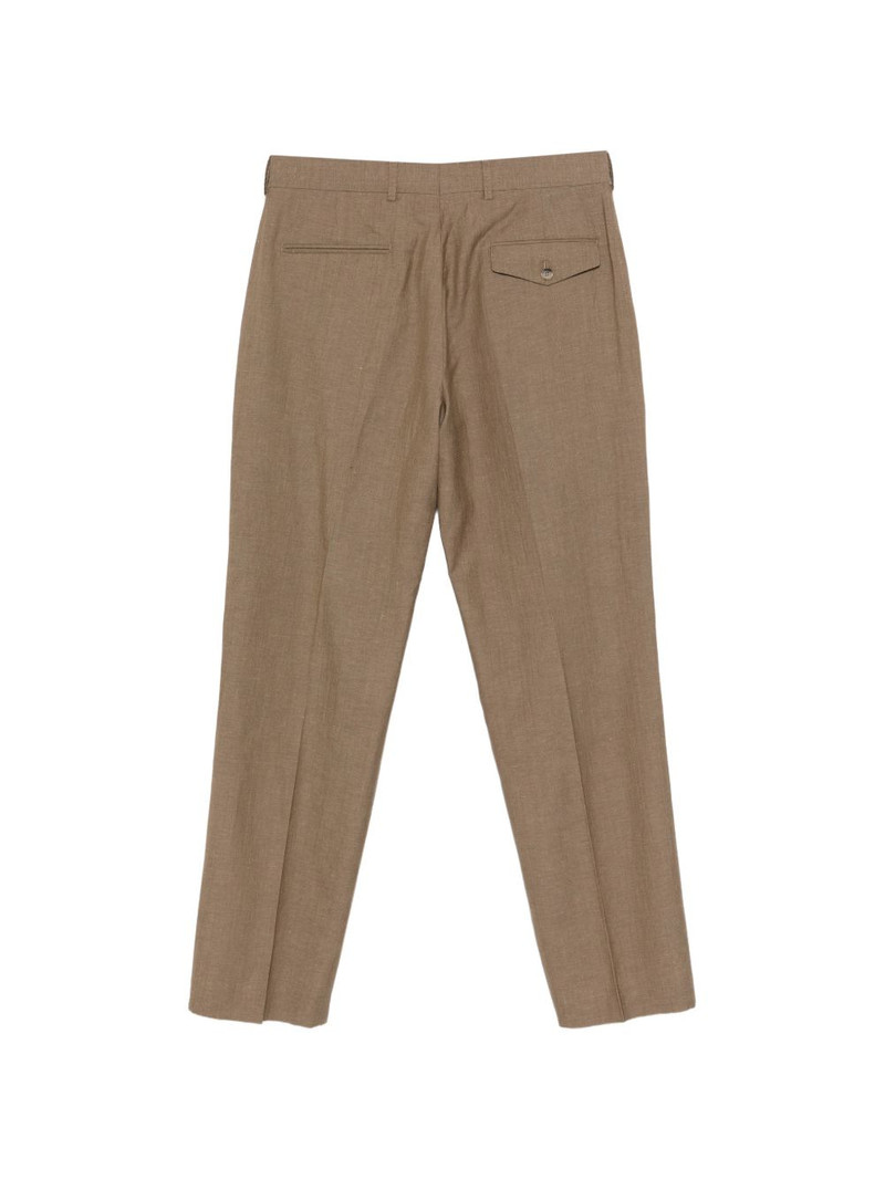 Paul Smith zip-fly-fastening tailored trousers outlook