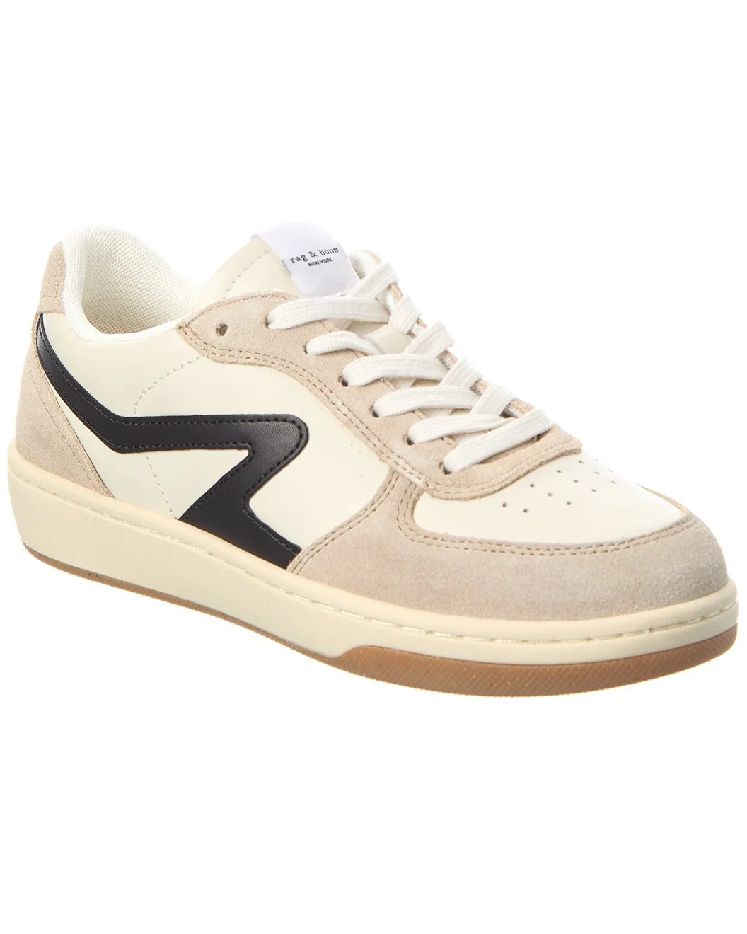 rag & bone Retro Court Leather & Suede Sneaker - 1