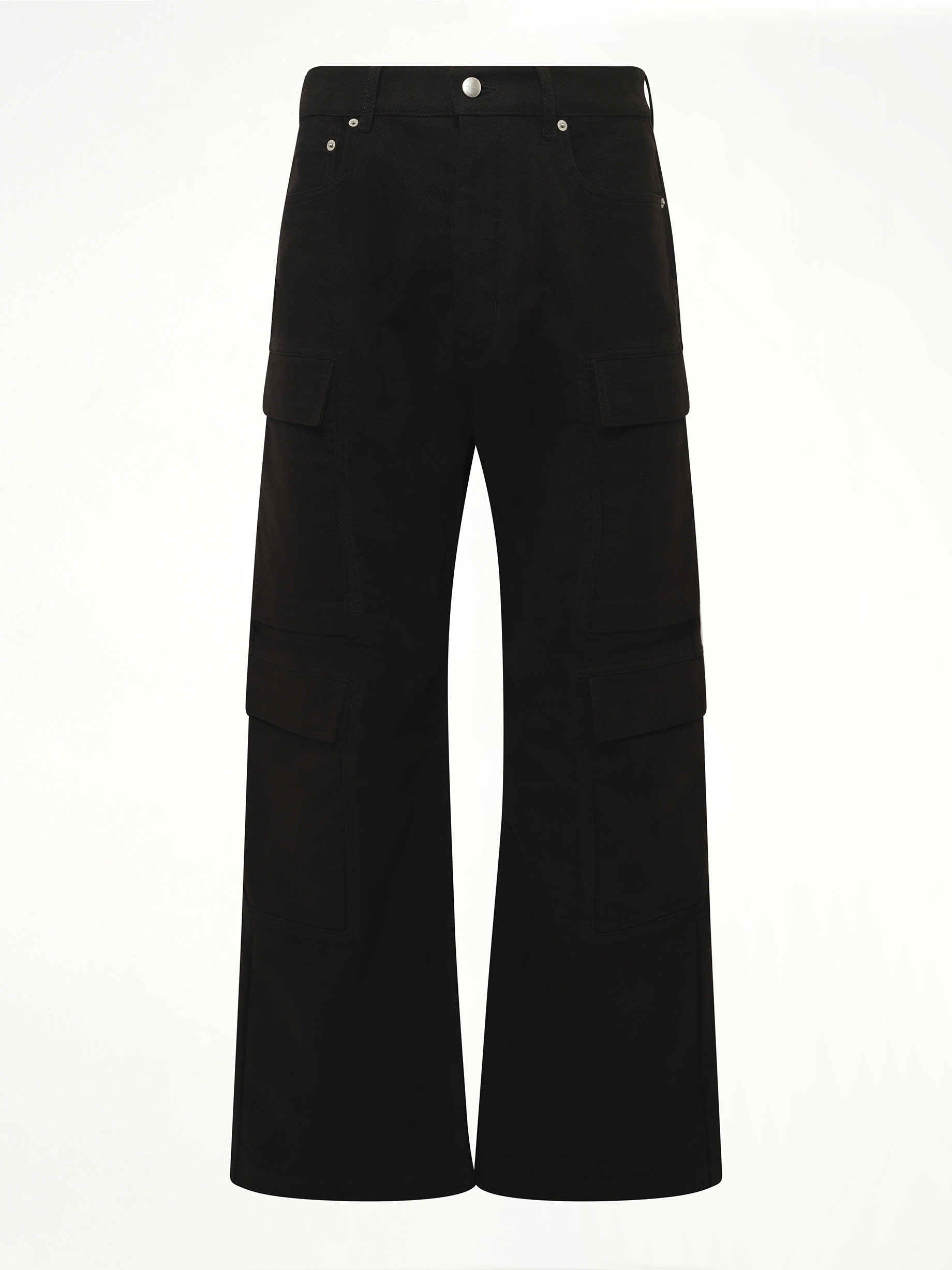Double Cargo Jeans in Black - 2