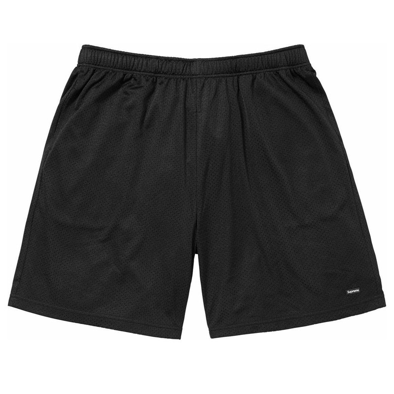 Supreme Small Box Baggy Mesh Shorts 'Black' SUP-SS24-212 - 1