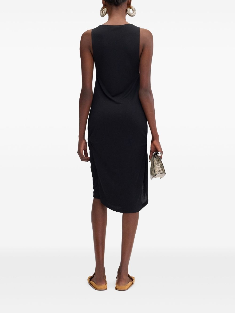 asymmetric midi dress - 4