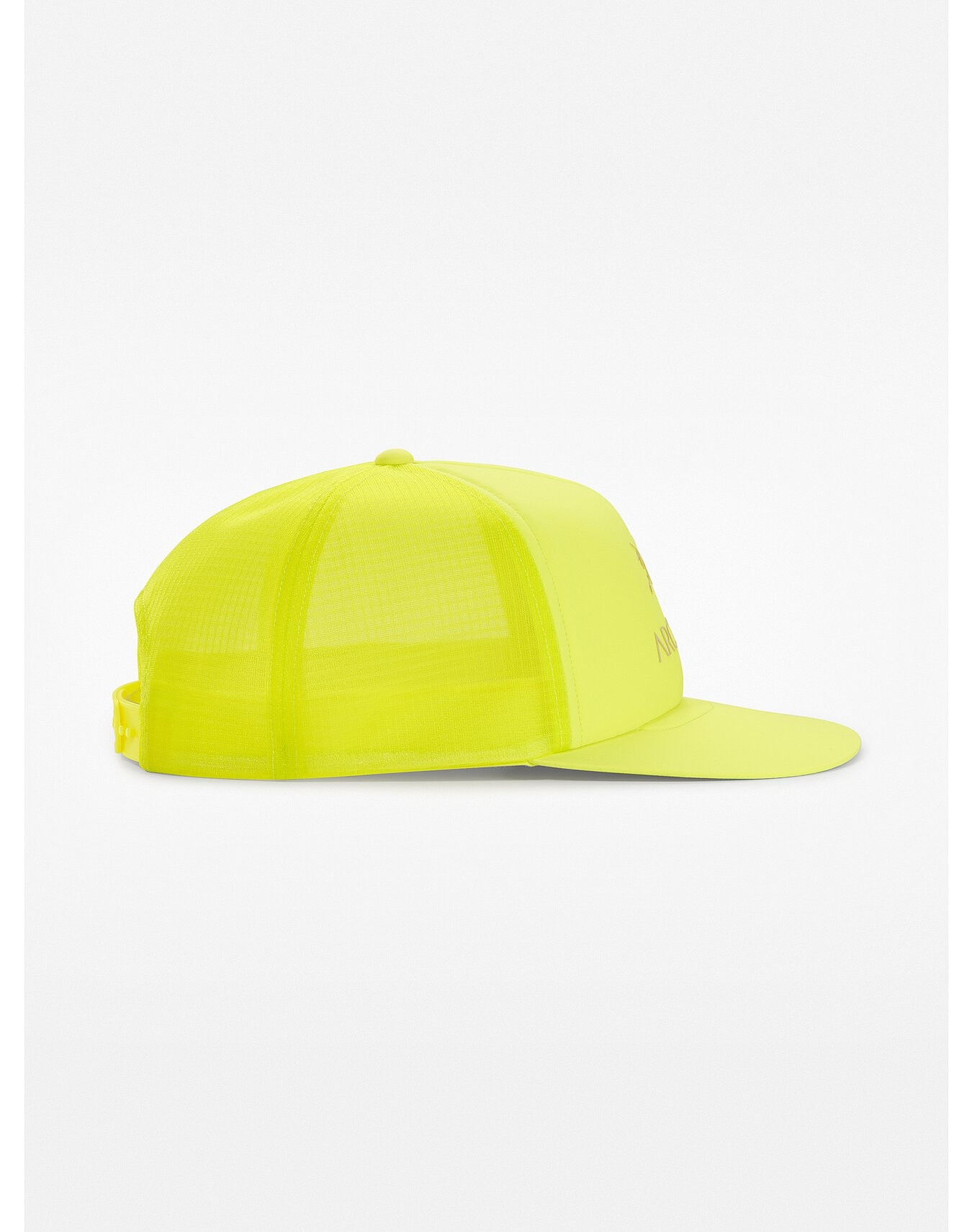 Logo Flat Brim Trucker Hat - 4