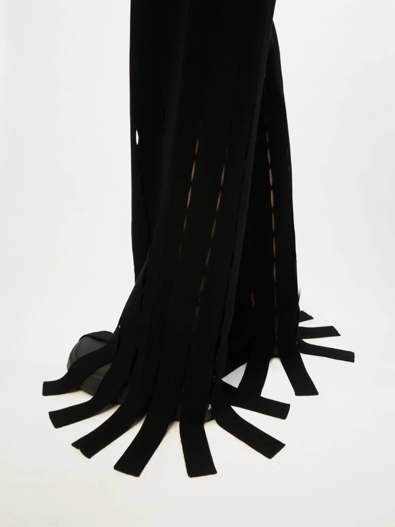 KNITTED CUT OUT PANTS - 6