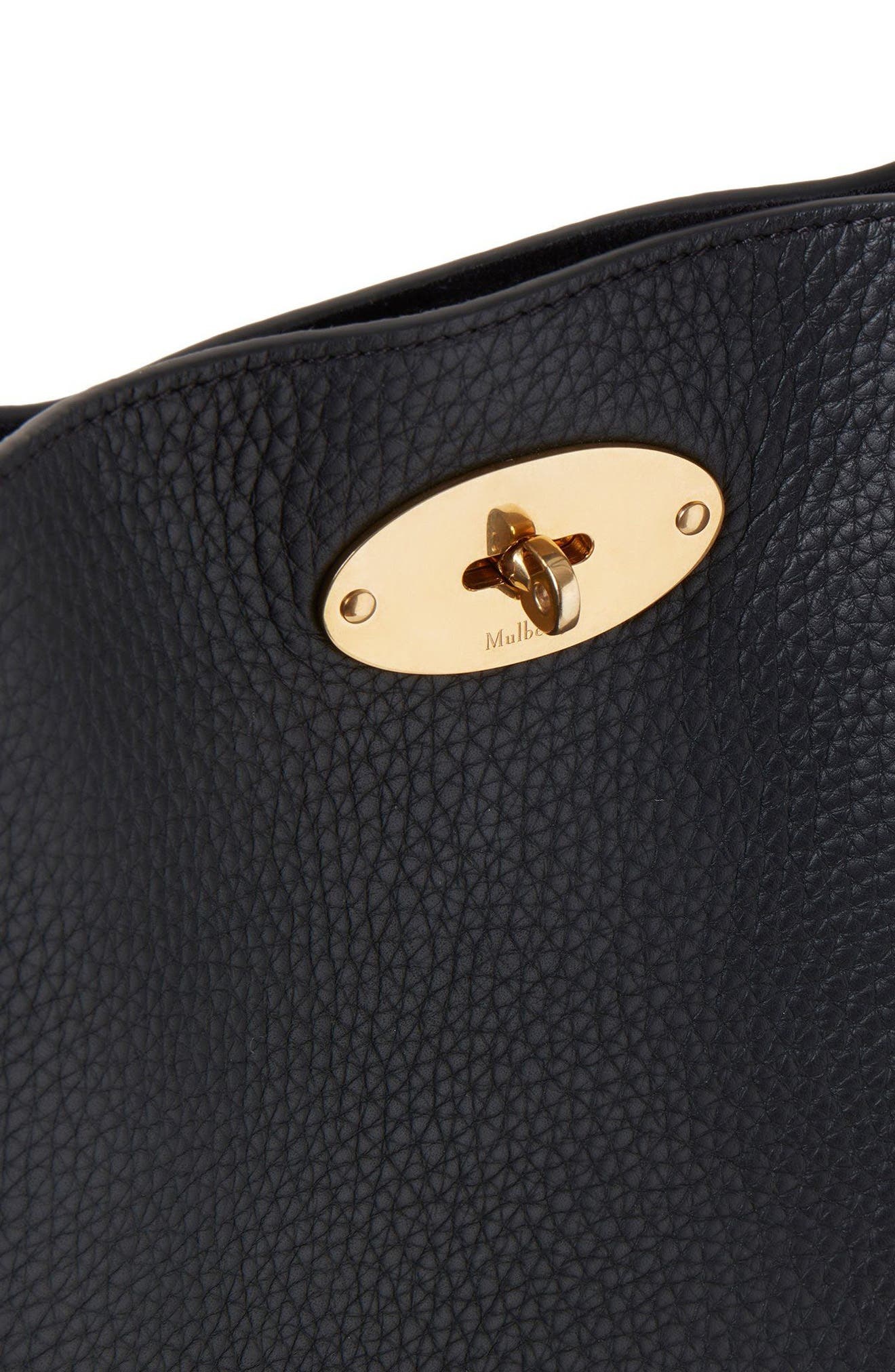 Mulberry Bayswater Heavy Grain Leather North/South Tote in Black at Nordstrom - 7