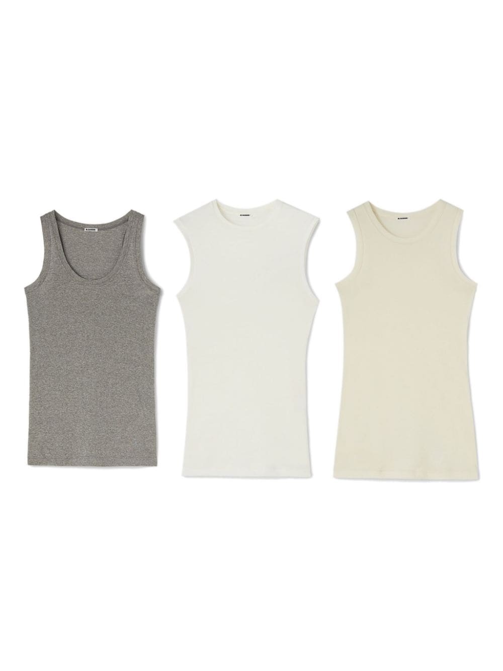 layered cotton tank top - 6