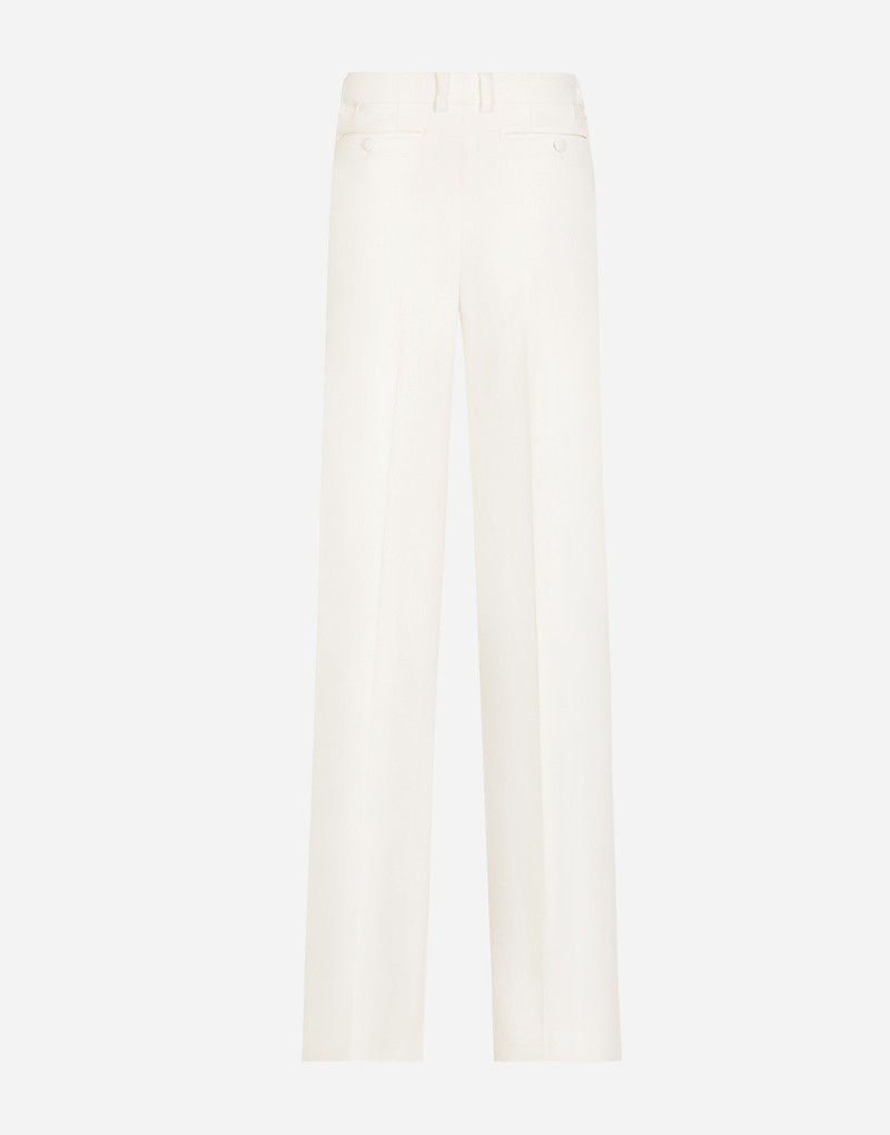 Dolce & Gabbana Flared double crepe pants outlook