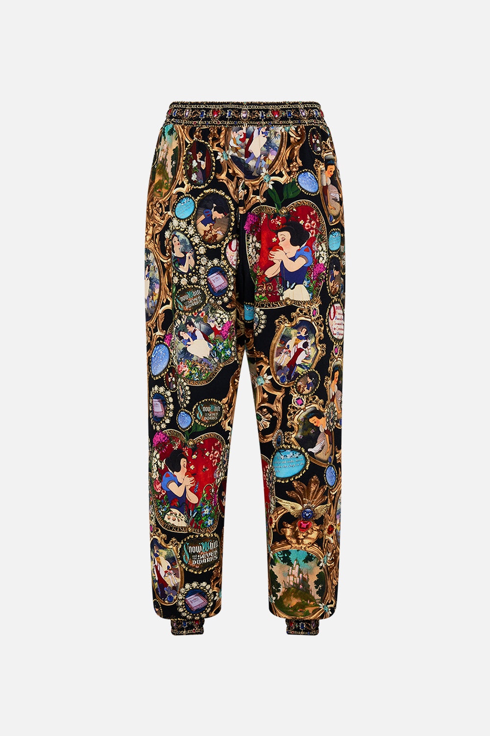 JERSEY TRACK PANT WITH SILK DETAILS - 9