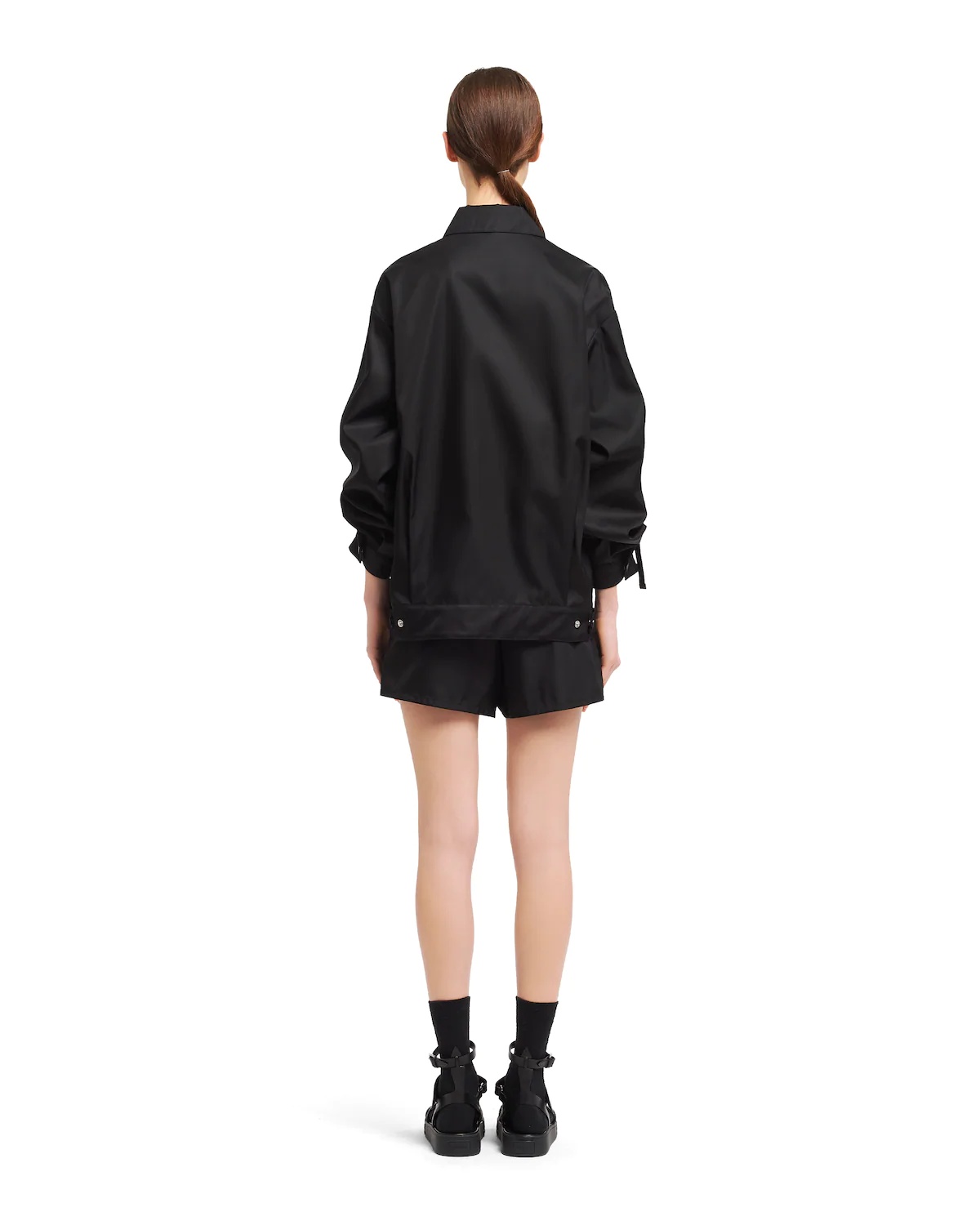 Nylon gabardine blouson jacket - 4