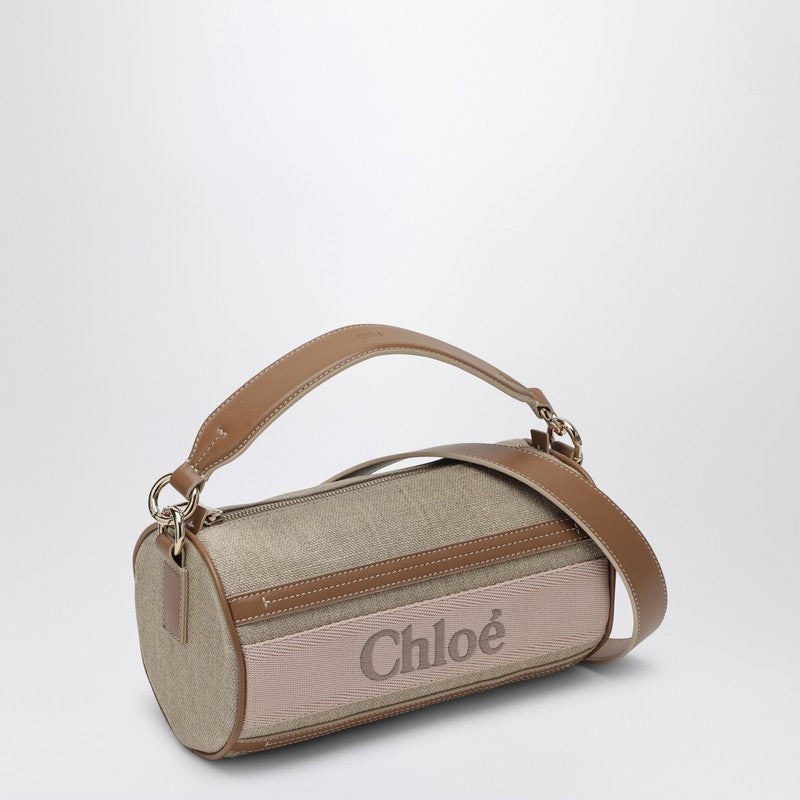 Chloé Beige Woody Tubular Shoulder Bag Women - 2