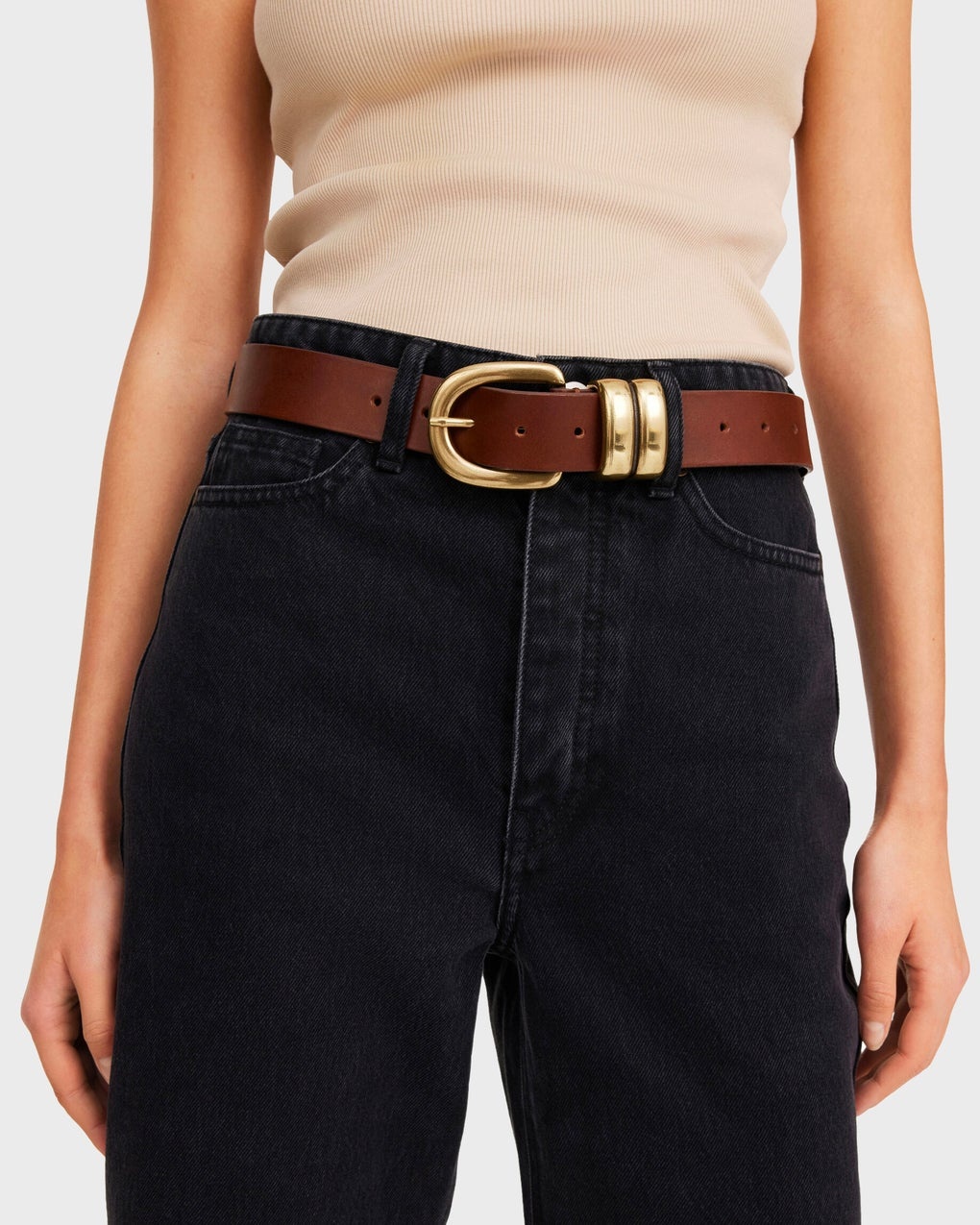 Belt Zoira Dark brown ONESIZE - 3