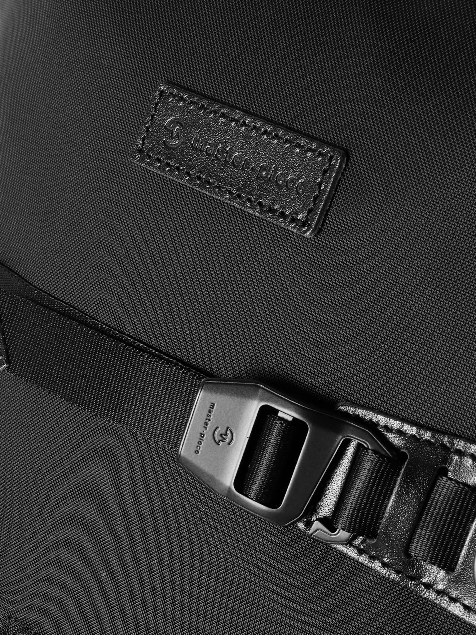 Potential 2-Way Leather and Webbing-Trimmed CORDURA® MasterTeX Backpack Black - 4