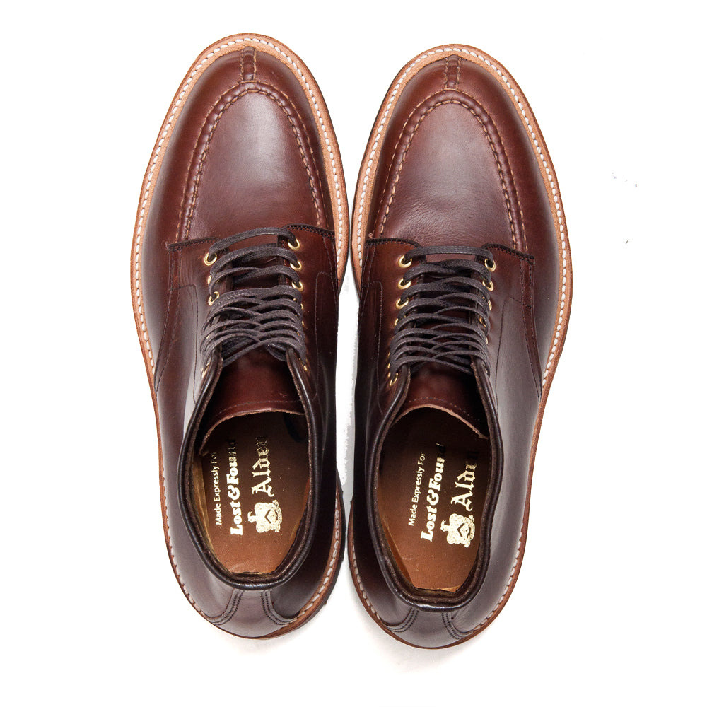 Brown Chromexcel Norwegian Front Blucher Boot With Commando Sole - 5