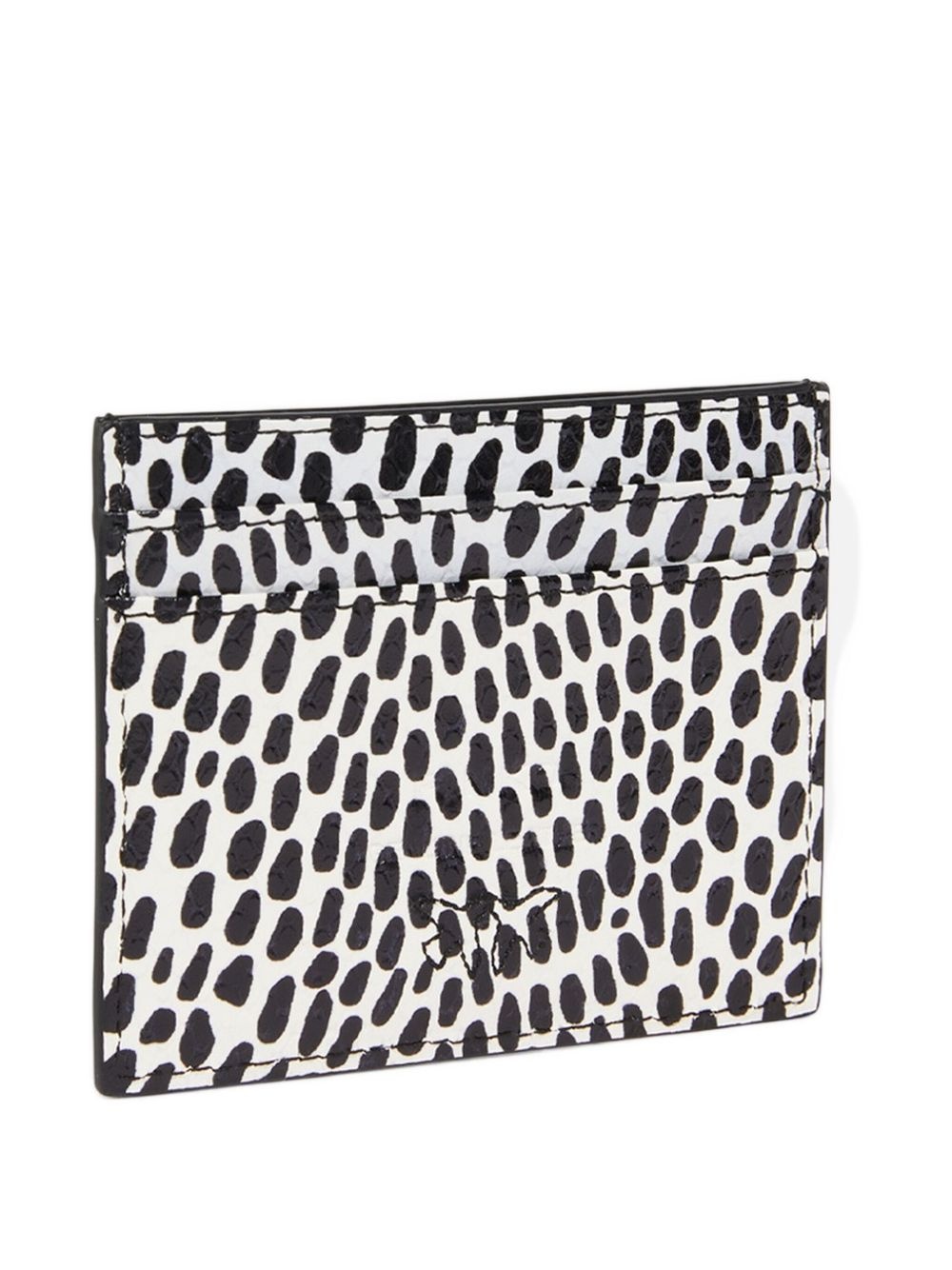 printed leather wallet - 2
