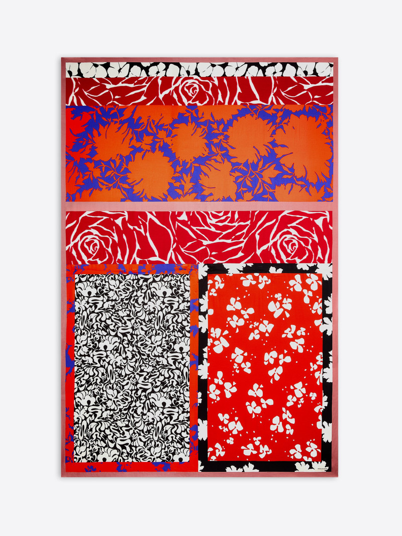 Dries Van Noten PRINTED VISCOSE SCARF outlook