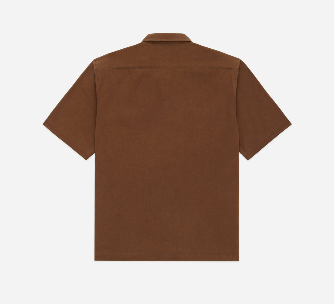 Short Sleeve Workshirt - Sandstone Twill - 2