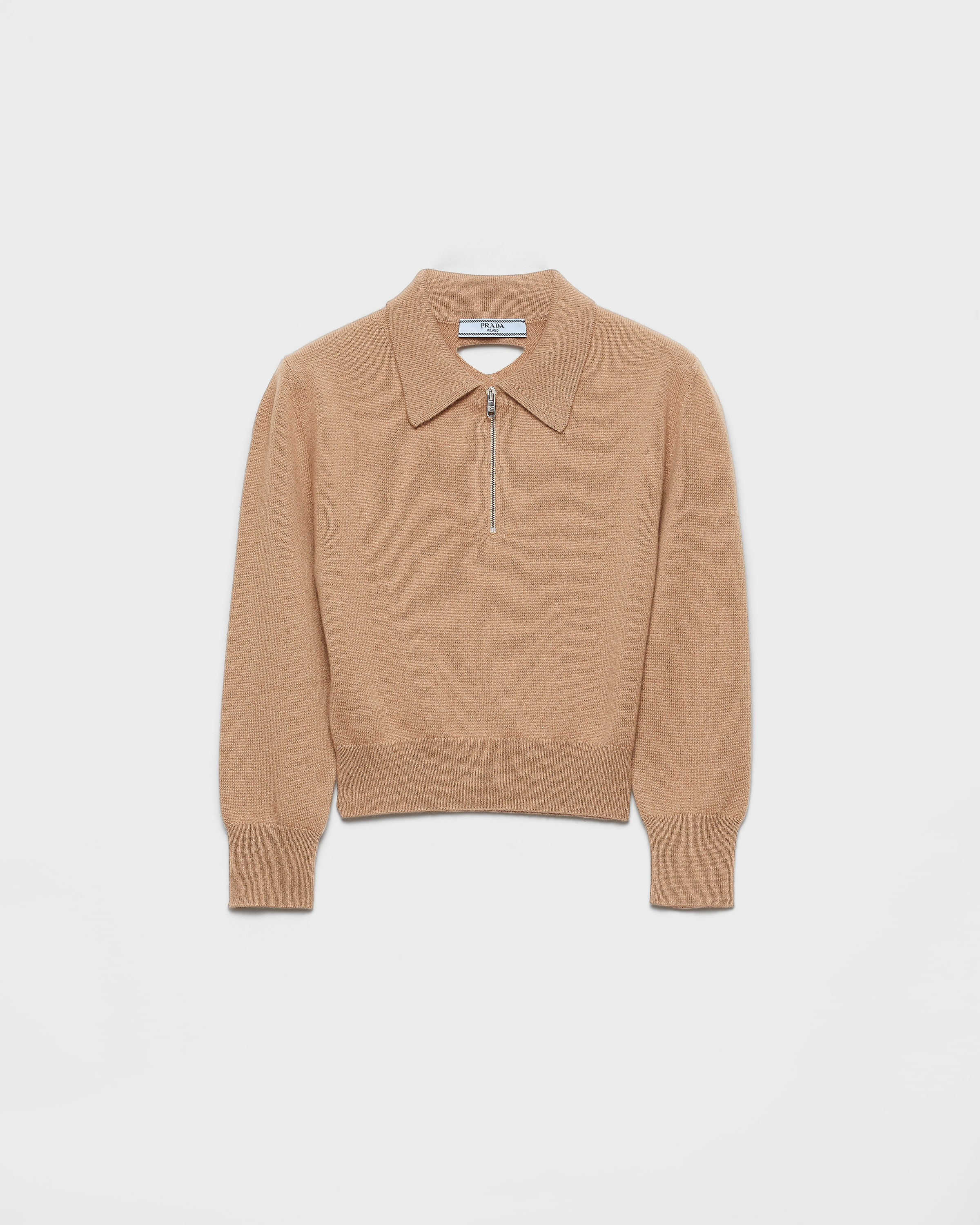 Cashmere polo sweater - 1