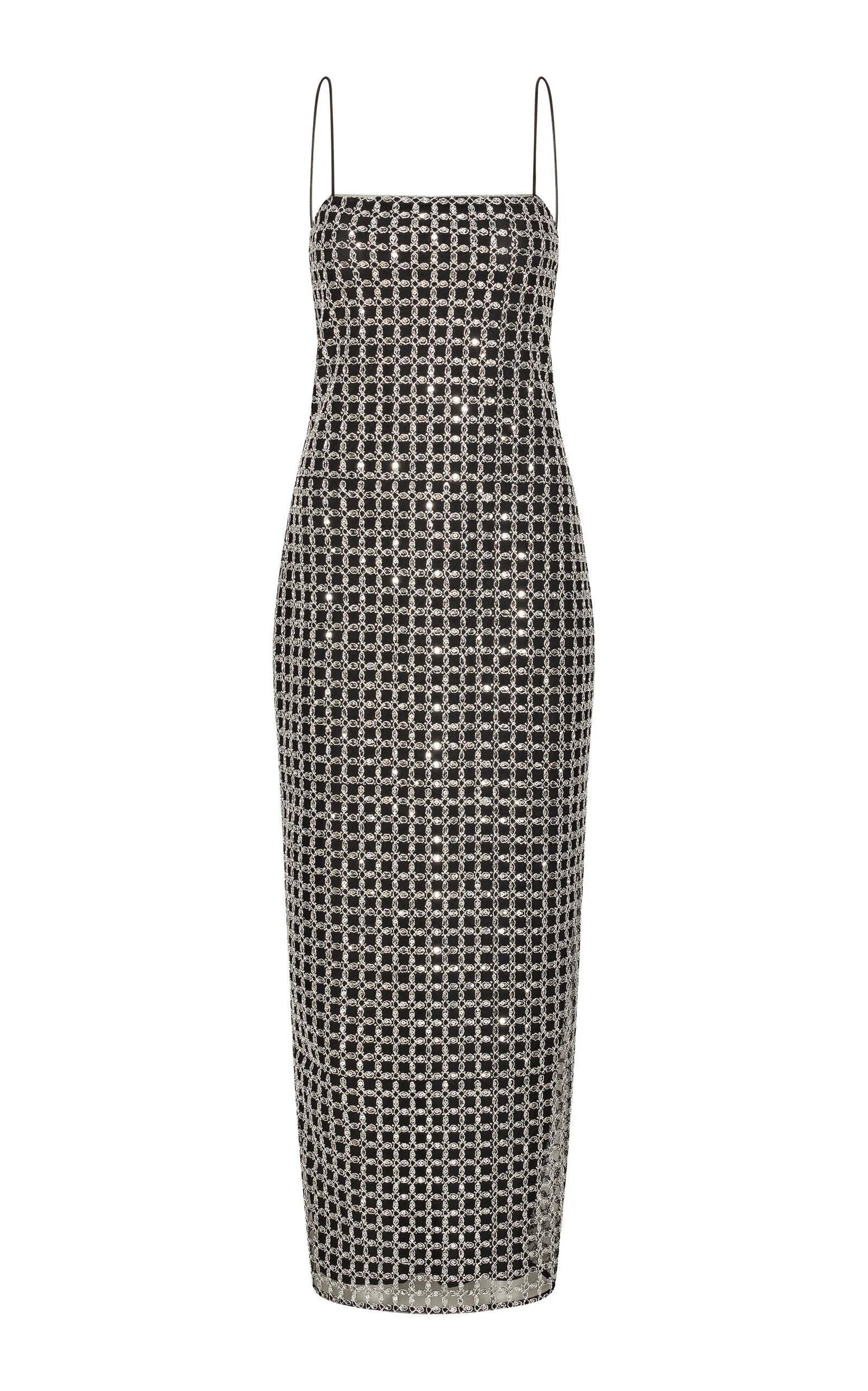 Beaded Maxi Slip Dress black - 1