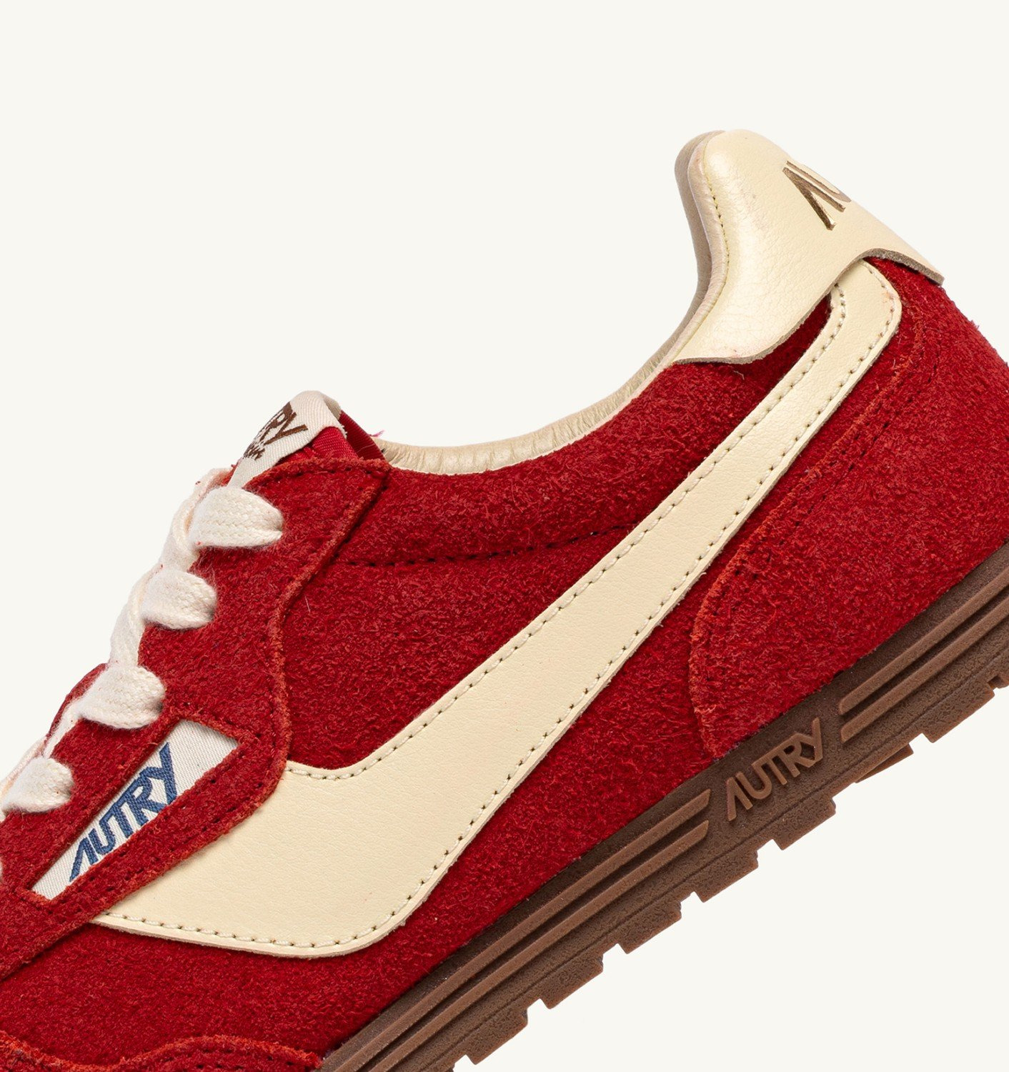 SNEAKERS WINDSPIN IN SUEDE AND LEATHER COLOR RUBY AND RUTABAGA - 6