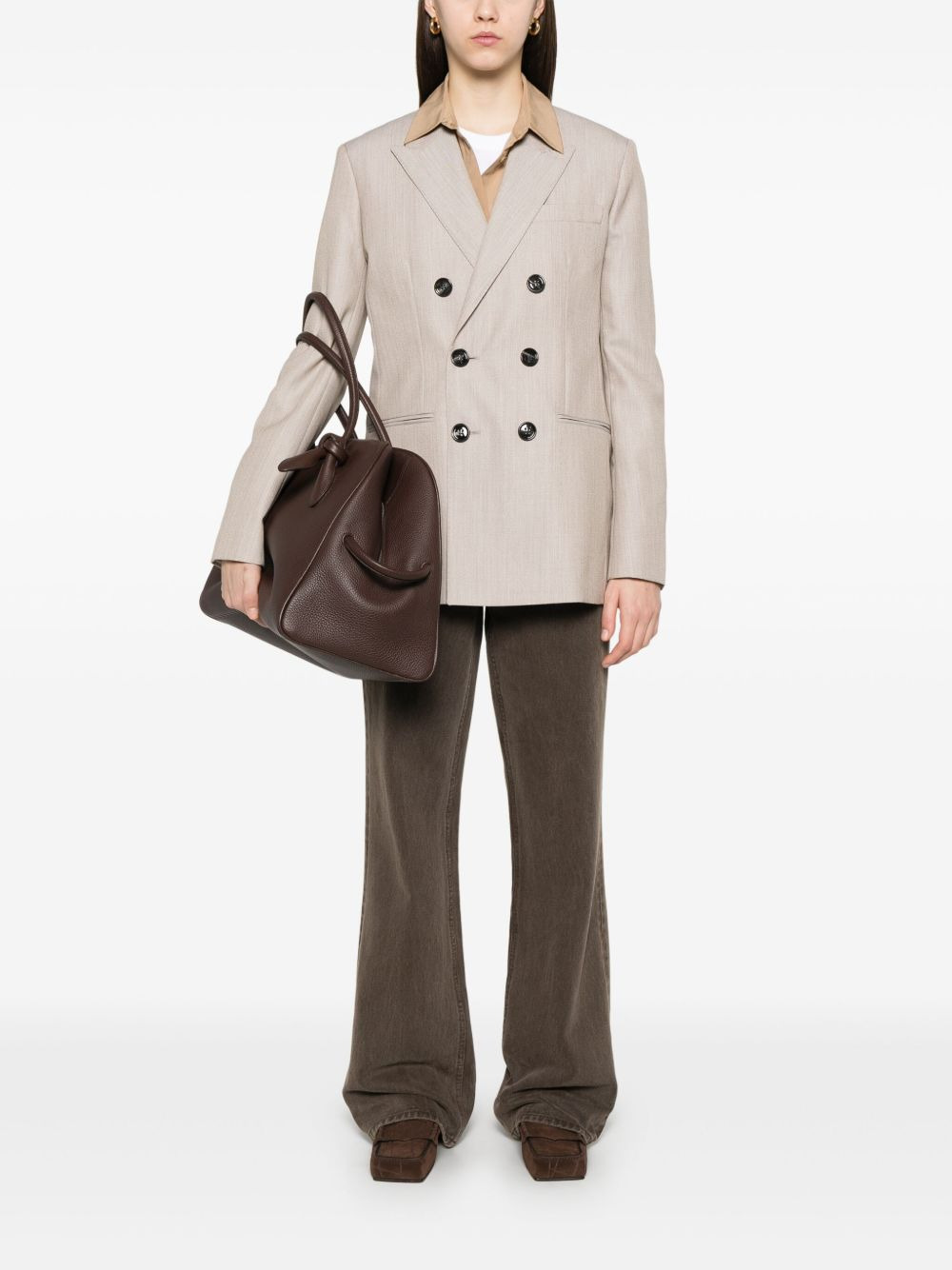 Ami Paris Women Double-Breasted Blazer - 3