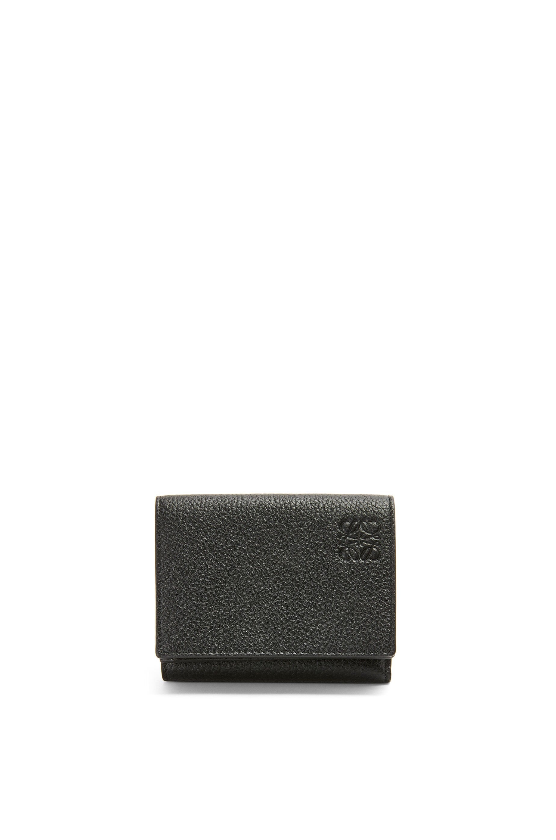 Trifold wallet in soft grained calfskin - 1