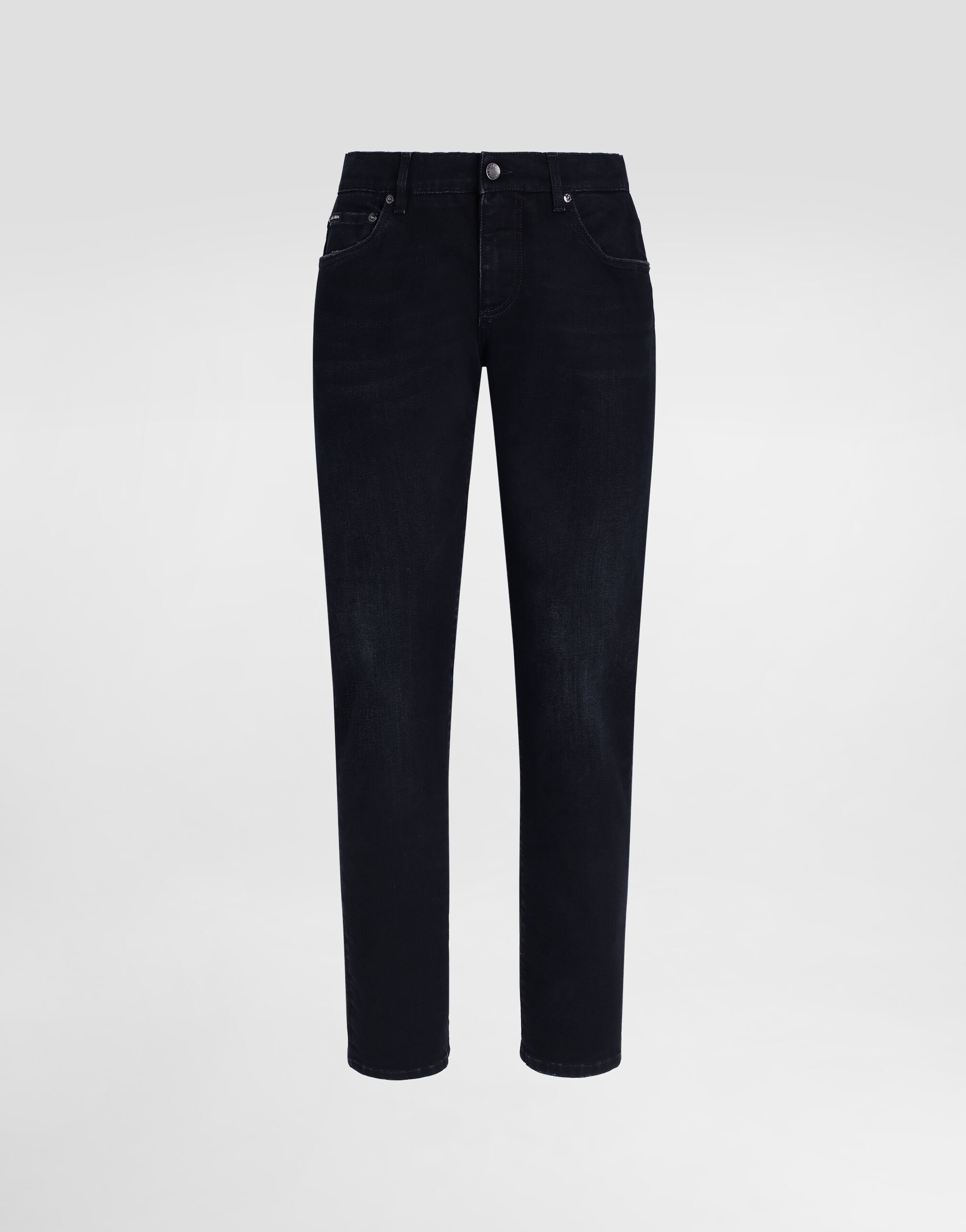 Skinny stretch cotton jeans with tag - 1
