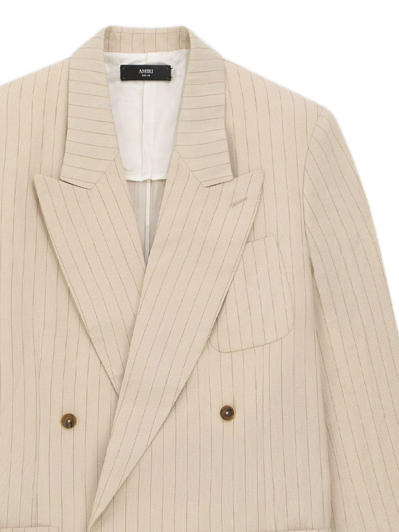 AMIRI striped double-breasted blazer outlook
