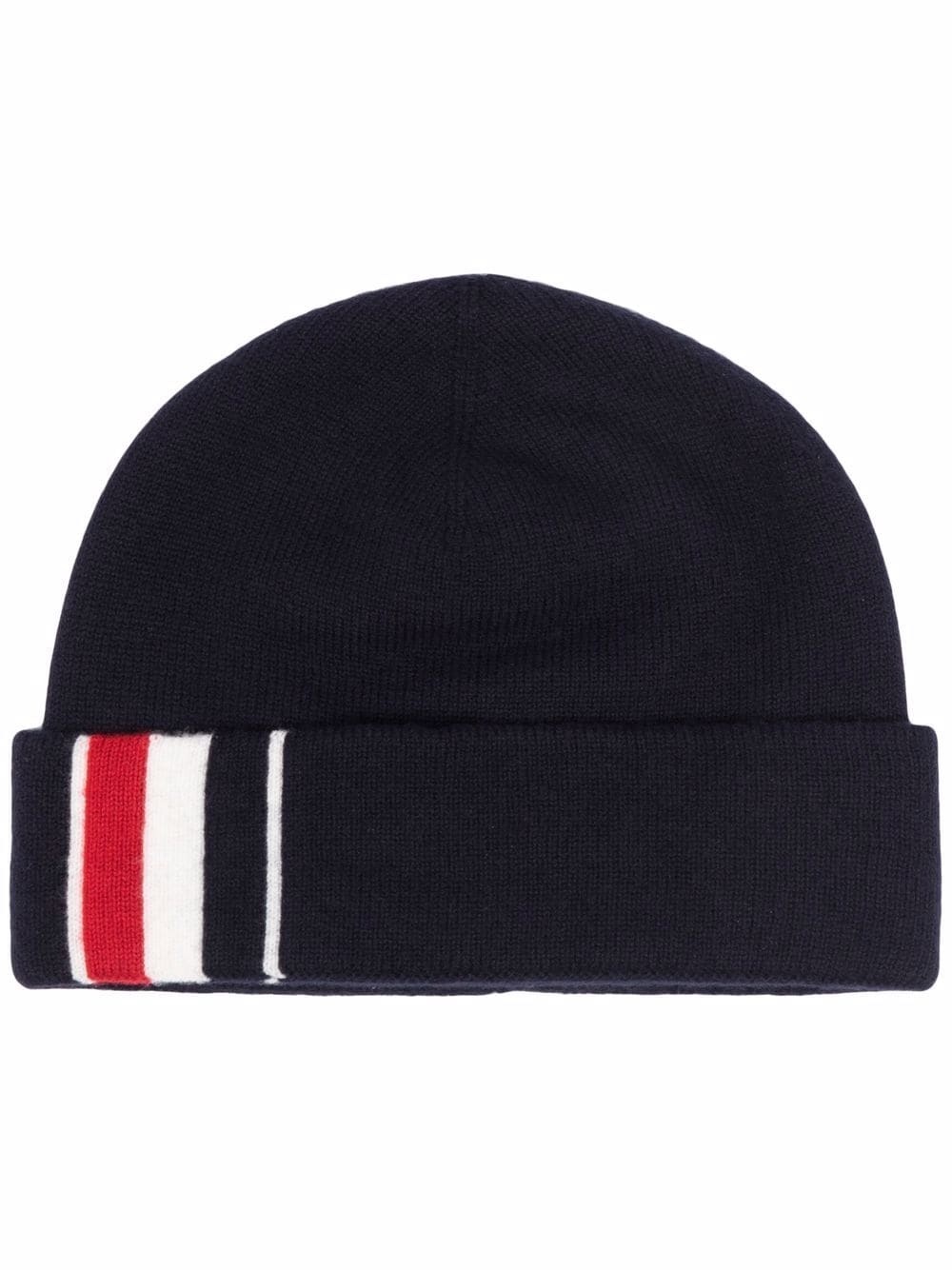 stripe detail merino beanie - 2