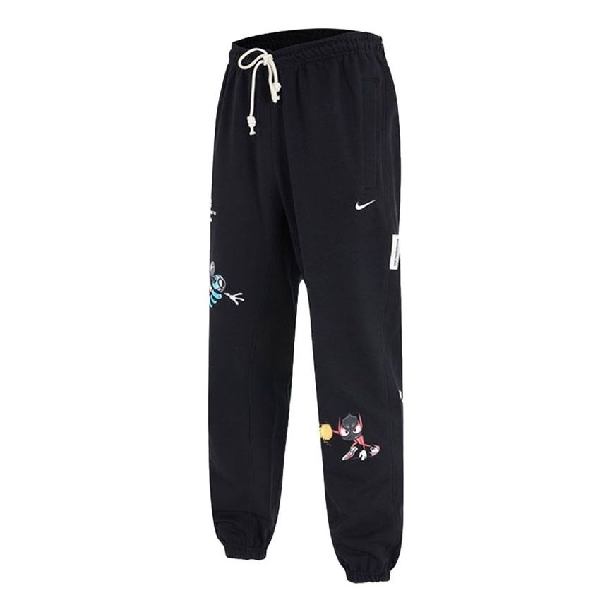 Men's Nike Basketball Athleisure Casual Sports Long Pants/Trousers Autumn Black DO9157-010 - 1