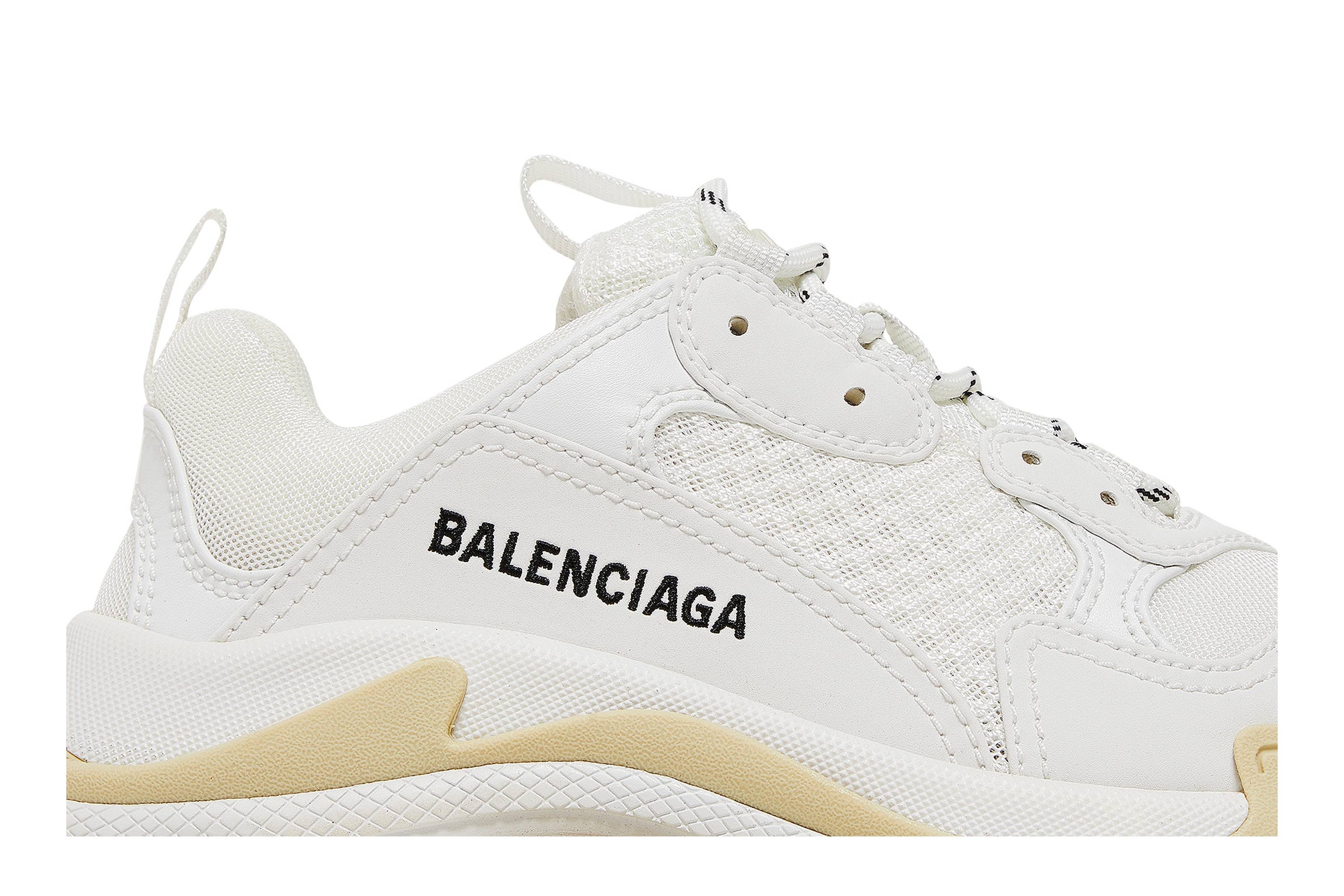 Balenciaga Wmns Triple S Sneaker 'White' - 2