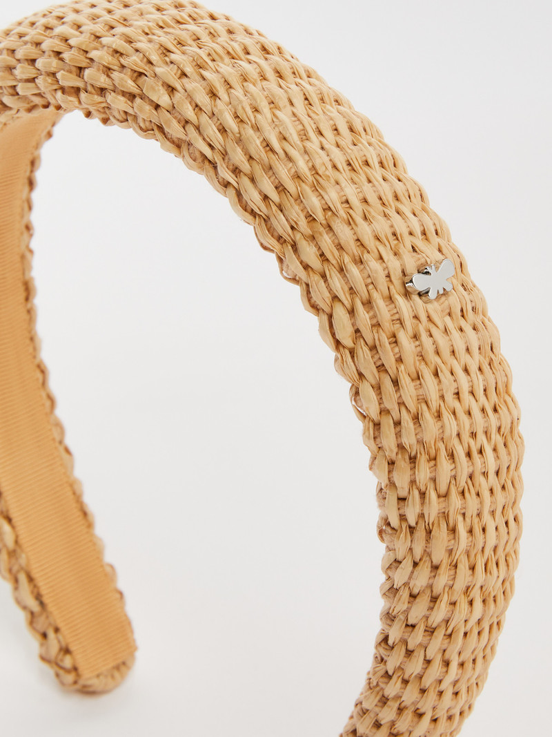 Max Mara ESCHILO Raffia headband outlook