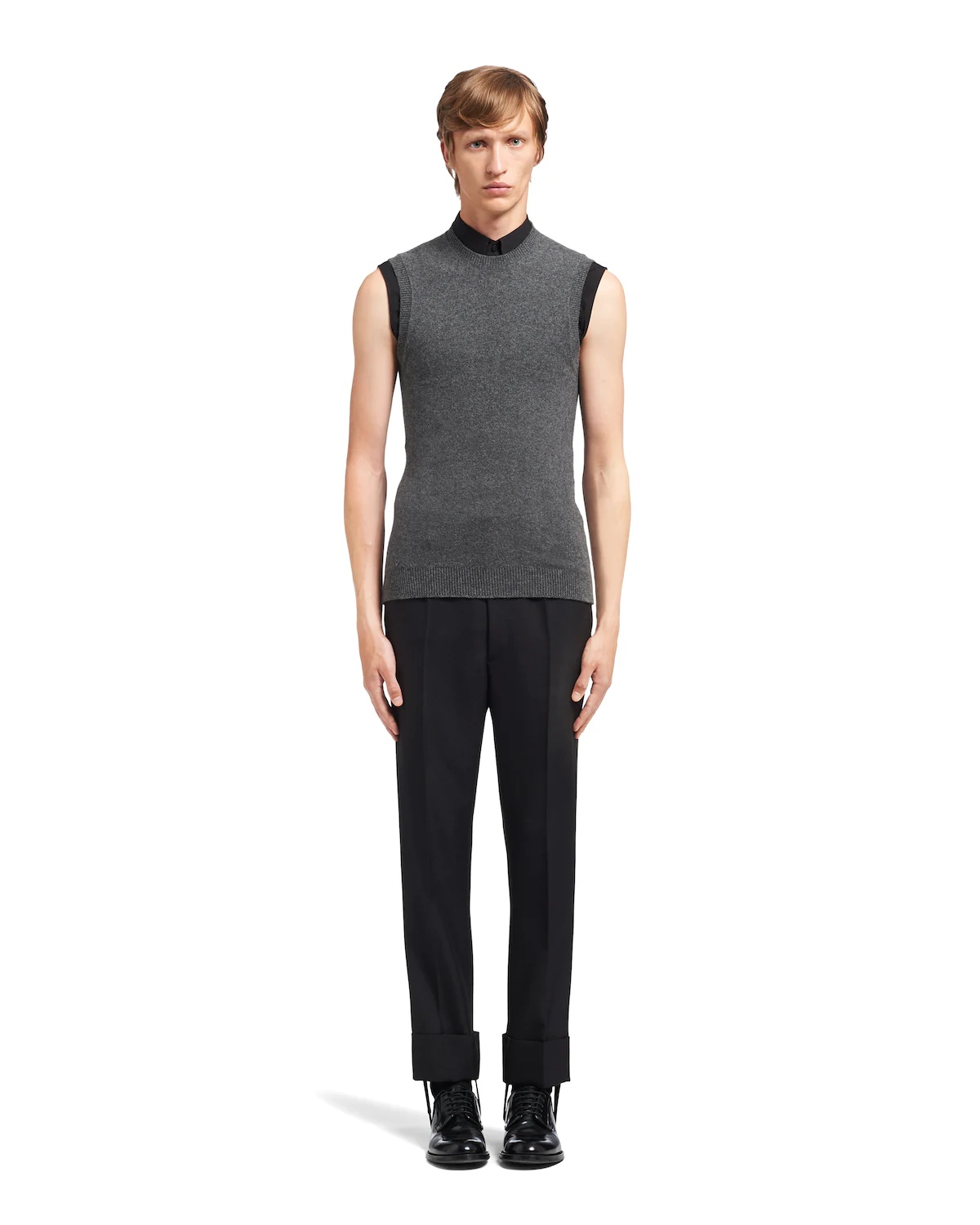 Stretch cashmere vest - 2