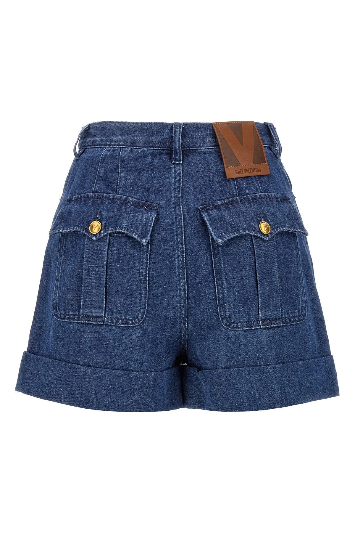 Valentino Garavani Women Valentino Garavani Denim Shorts - 2