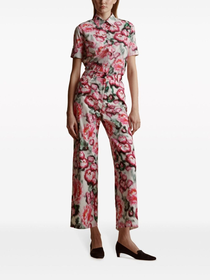 Trapeze floral-print shirt 3