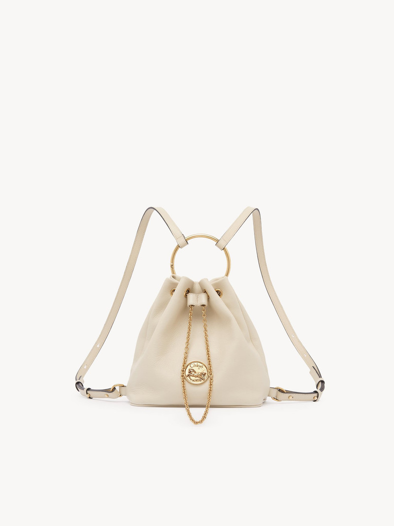 SMALL BRACELET BACKPACK IN GRAINED LEATHER 1
