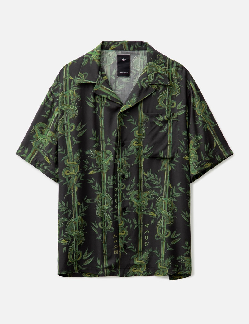 DRAGON BAMBOO CAMP COLLAR SHIRT - 1