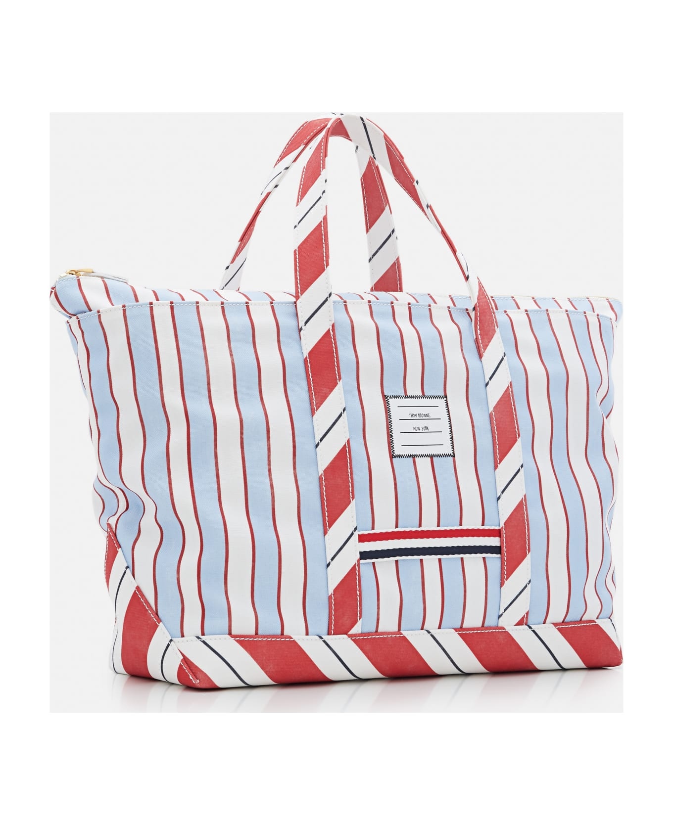 Medium Tool Tote In Washed Striped Canva - 3