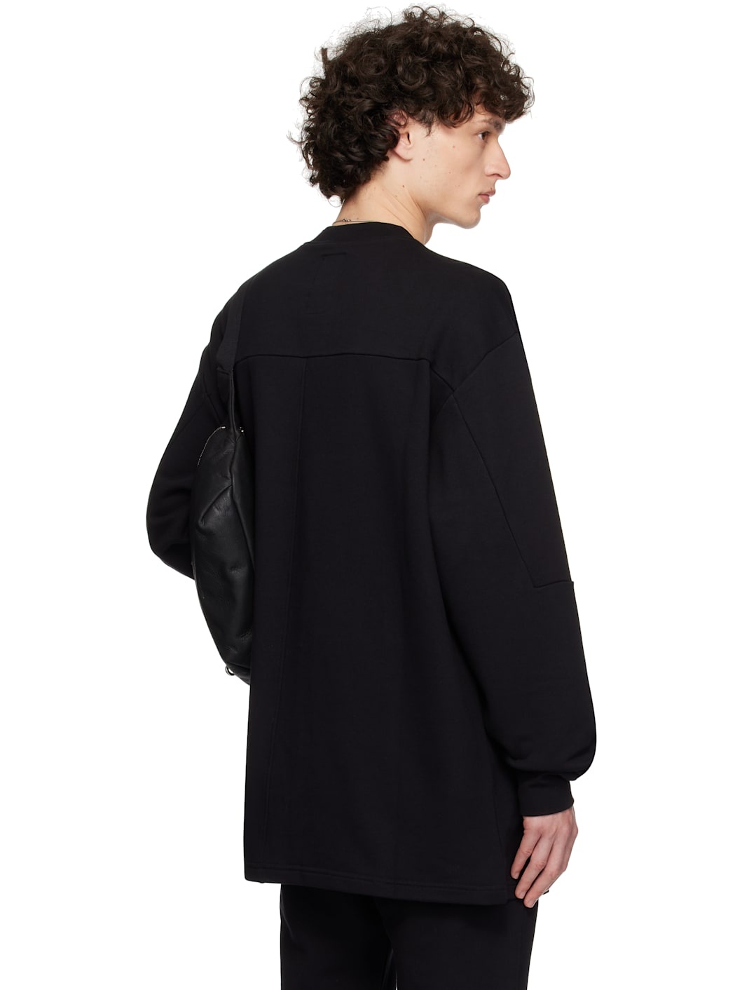 Black Champion Edition Girdered Sweatshirt - 3
