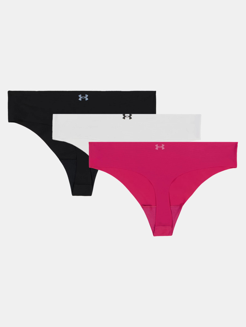 Under Armour Women's UA Essential Stretch 3-Pack No Show Thong outlook