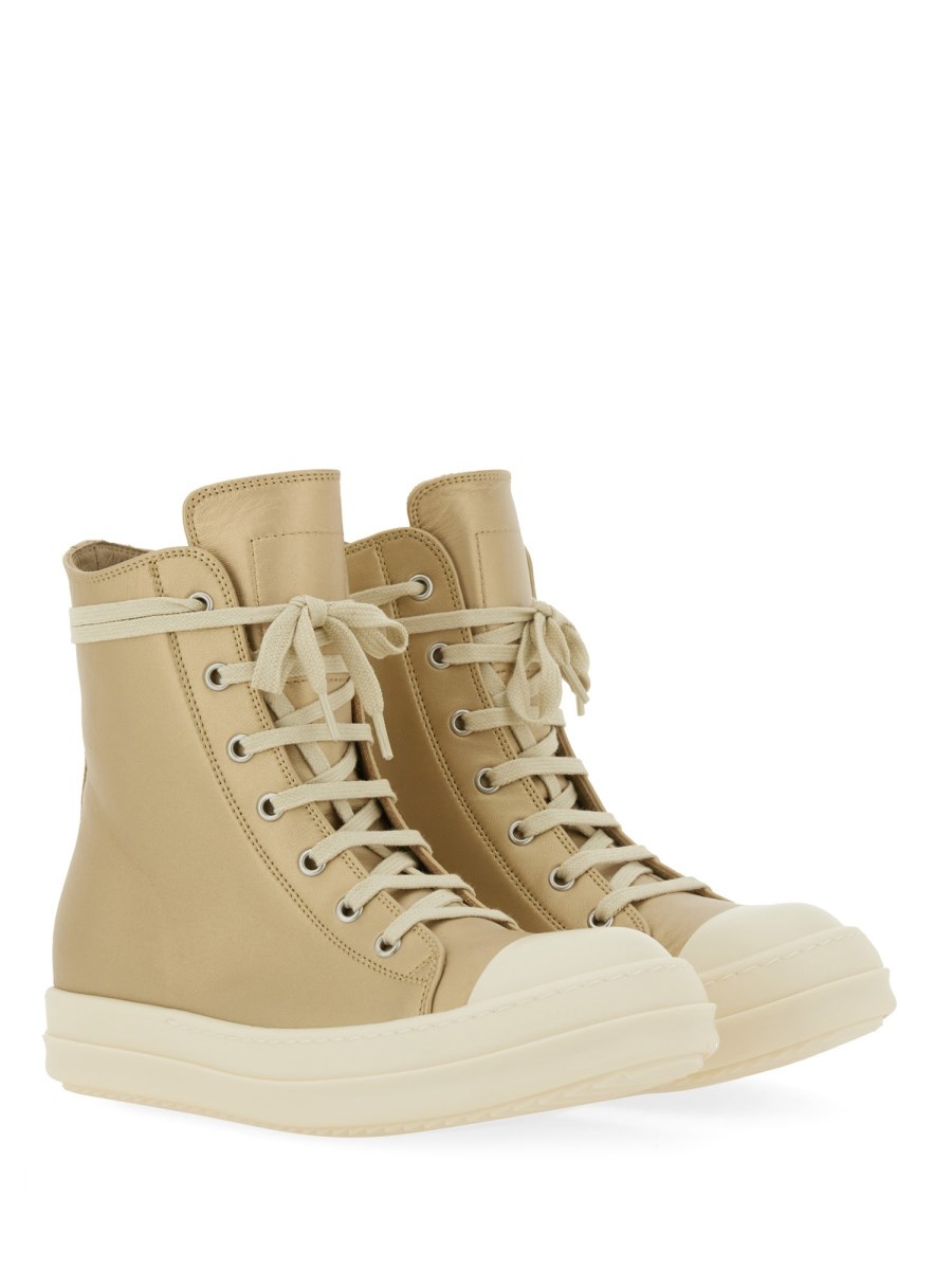 LEATHER HIGH SNEAKER - 2