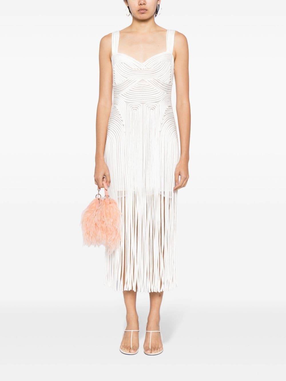 Darby fringed midi dress - 2