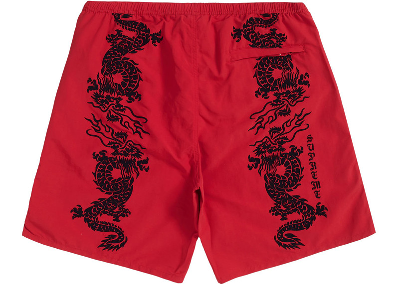 Supreme Supreme Dragon Water Short Red outlook