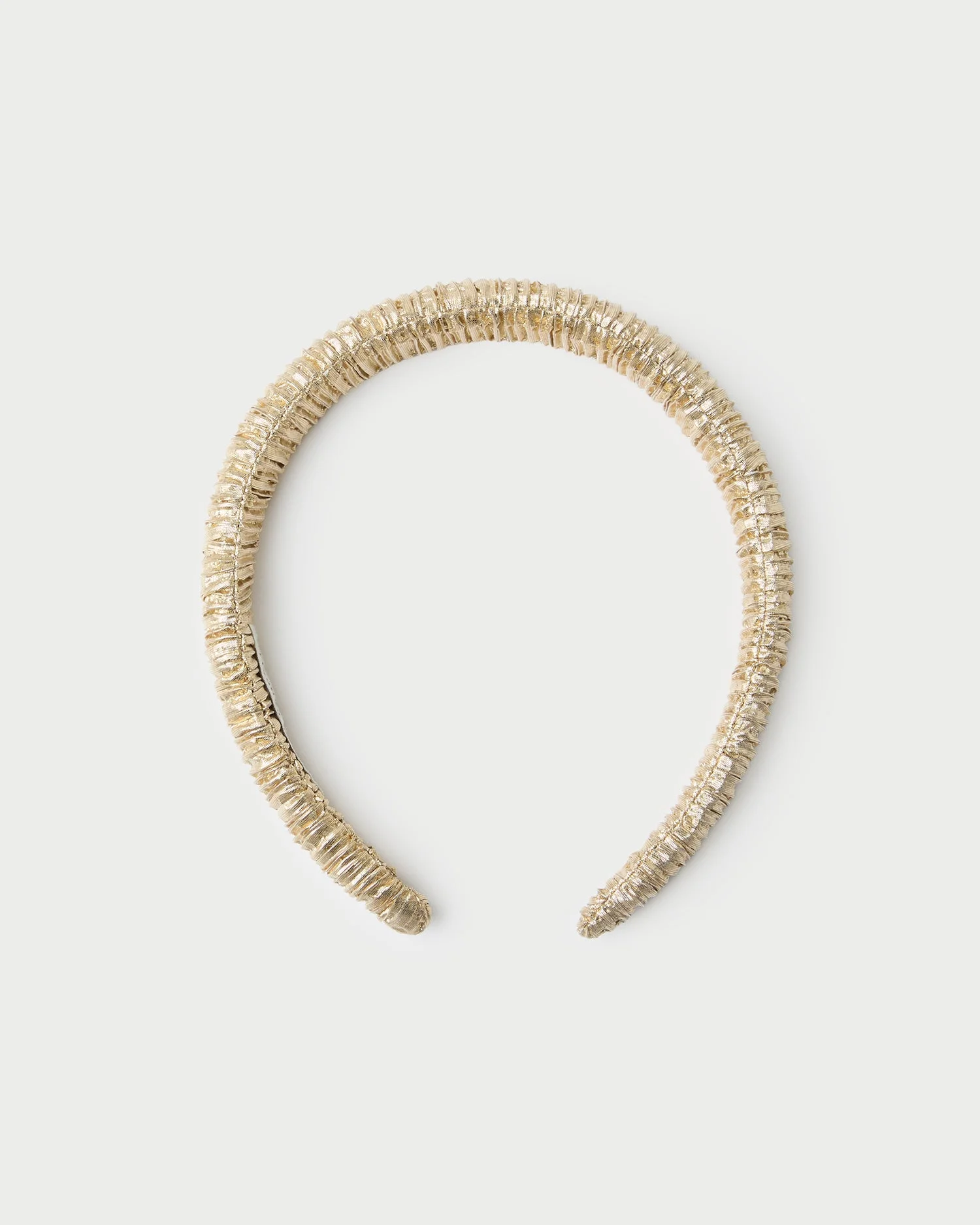 Marina Gold Puffy Headband - 1