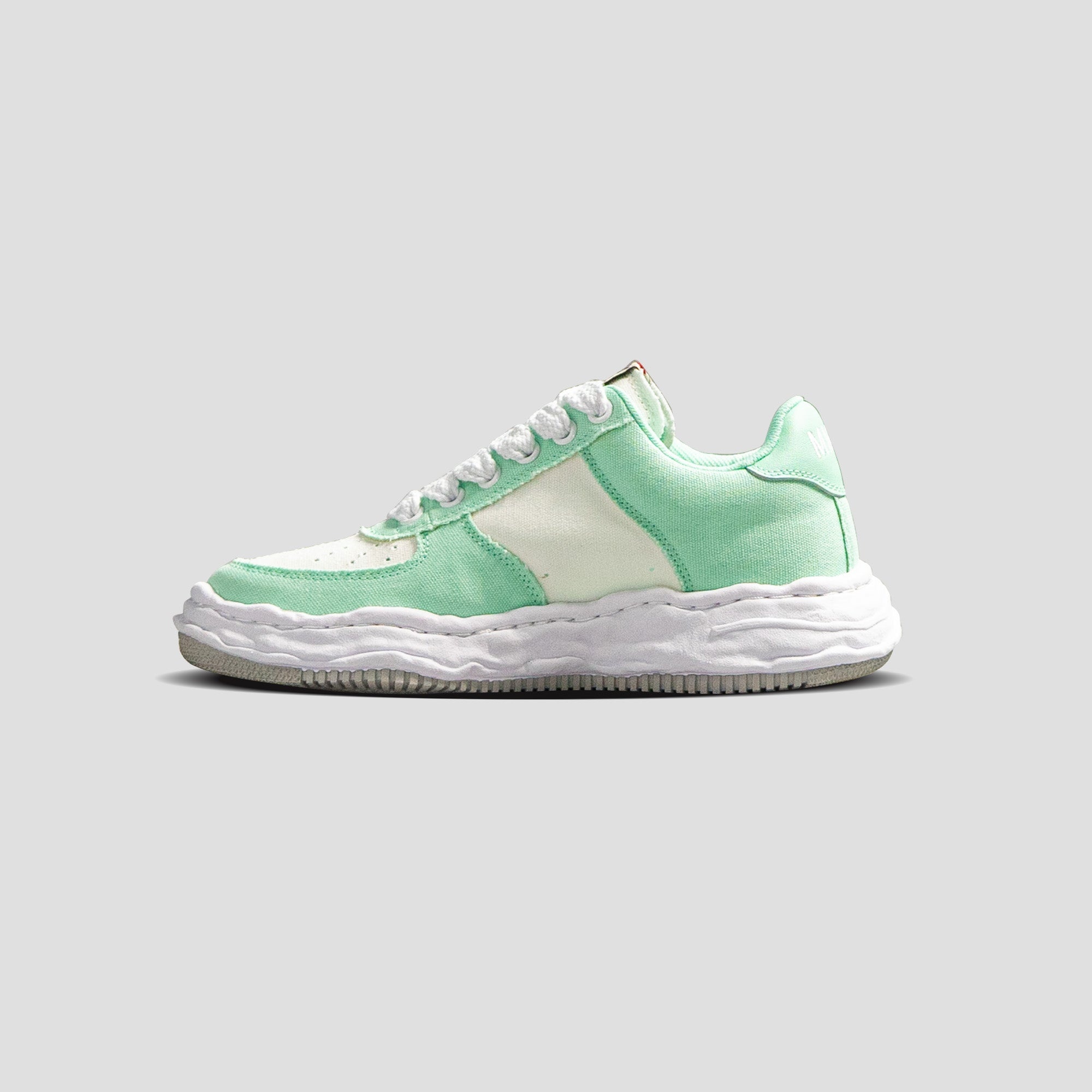 WAYNE OG SOLE LOW-TOP CANVAS SNEAKERS - MINT - 5