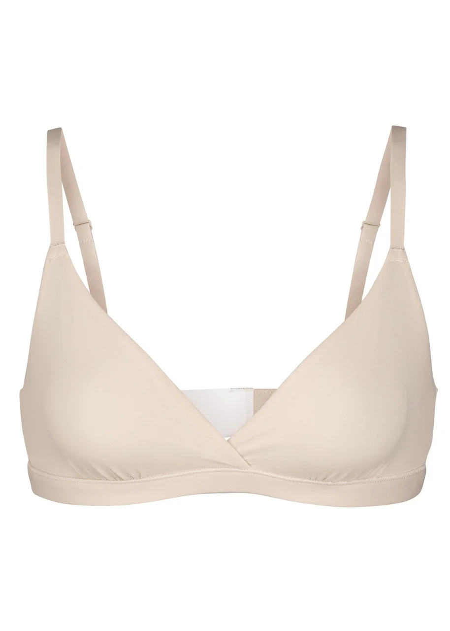 Skims Stretch-jersey Crossover Bralette - 1